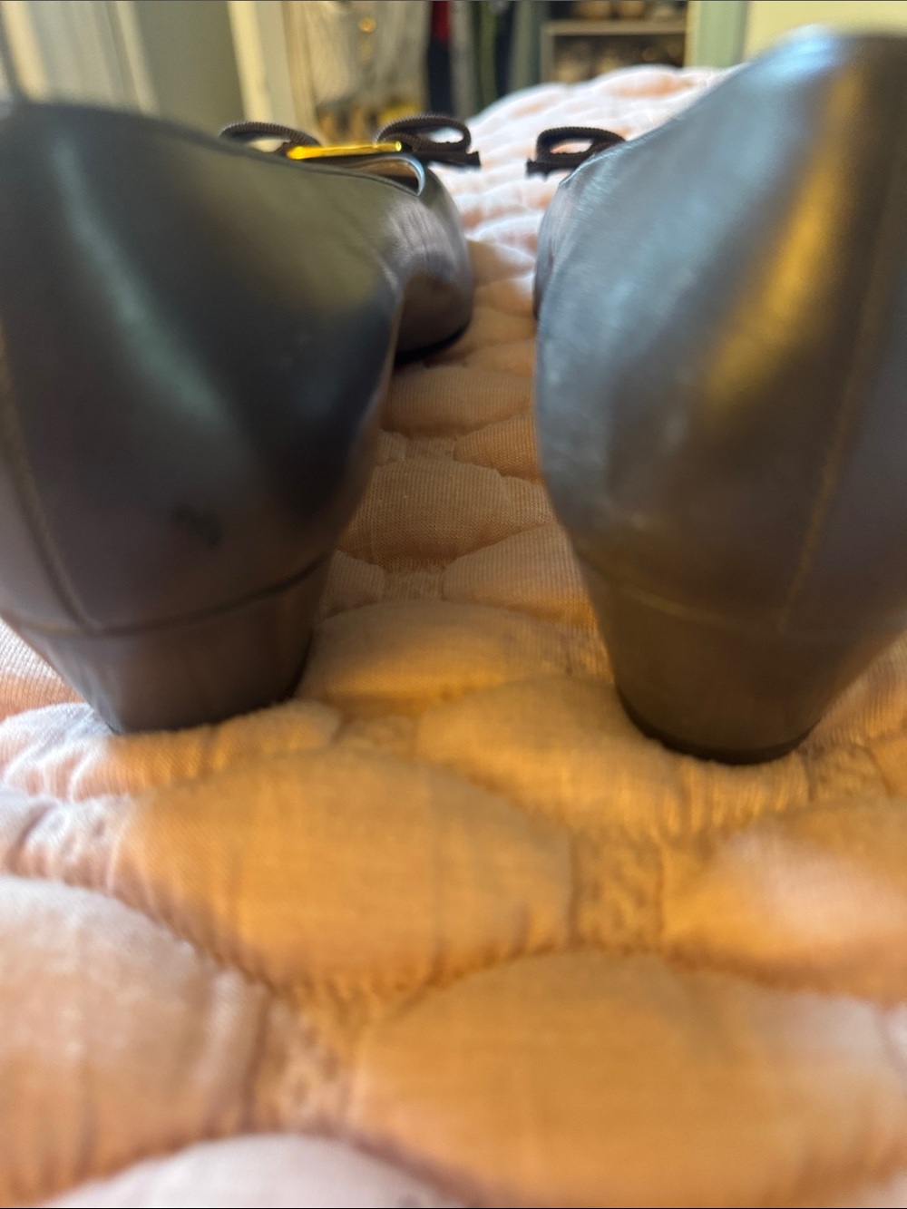 Ferragamo bow kitten heel shoes - Picture 7 of 7